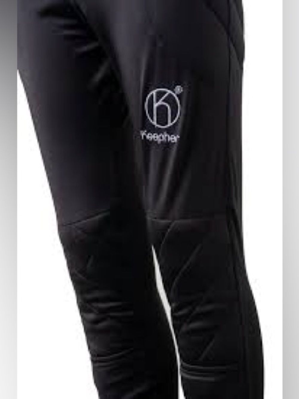 KeepHer Black Women's Padded Goalie Pants